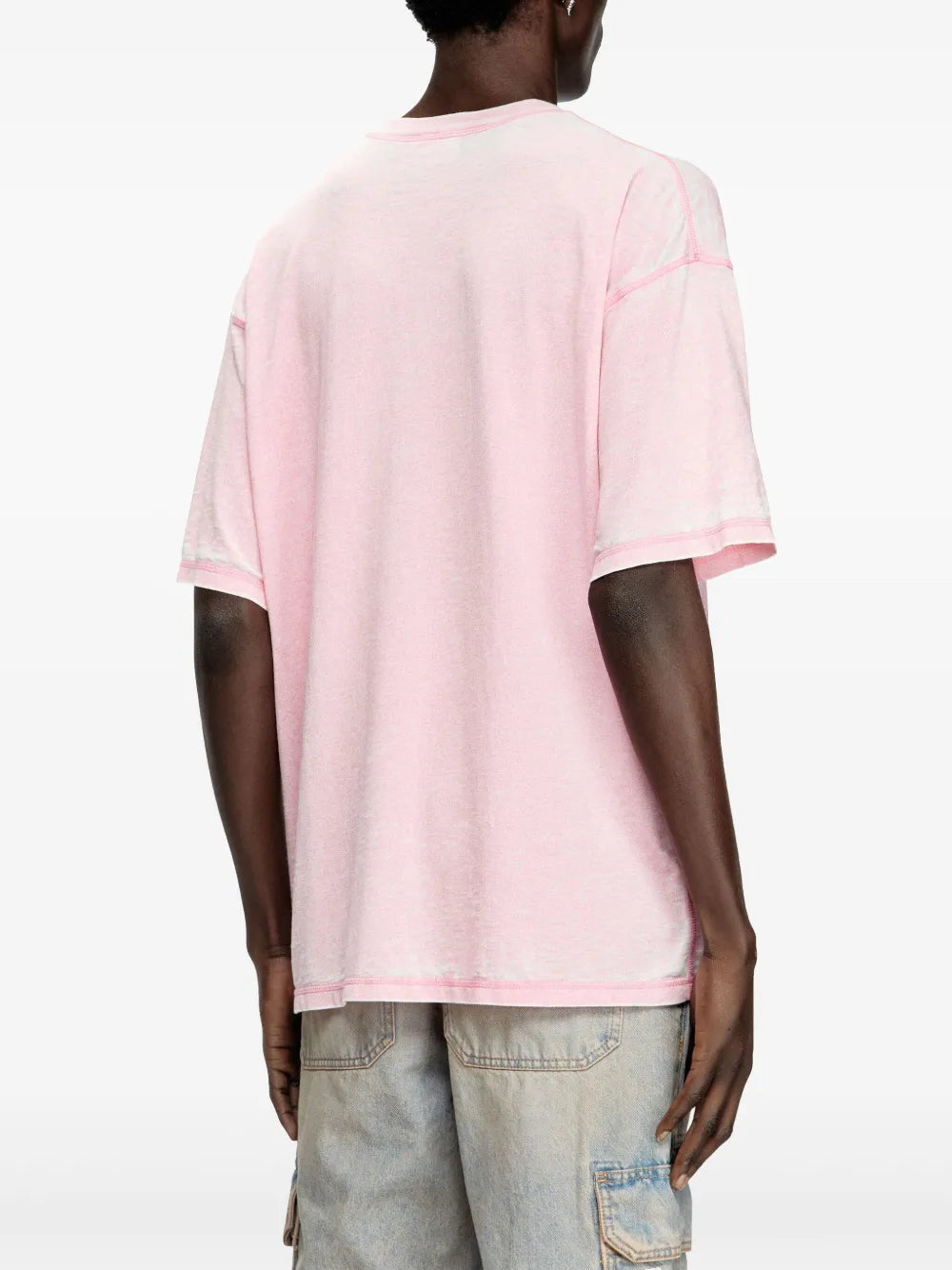 T-shirts Faded T-boxt-pak T-shirt Diesel Pink Homme