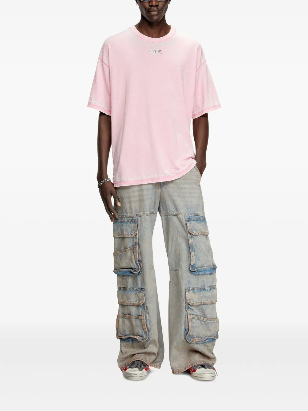 フェードピンク T-boxt-pak Tシャツ Diesel - 男性用 – myCompañero