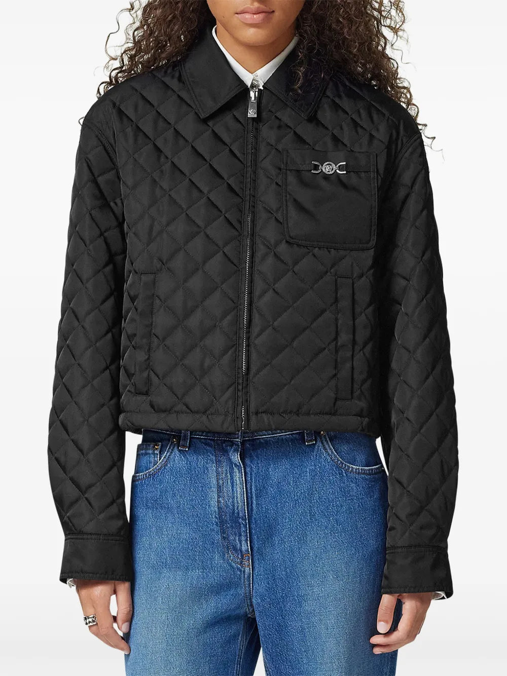 Quilted Nylon Jacket Versace Women – myCompañero