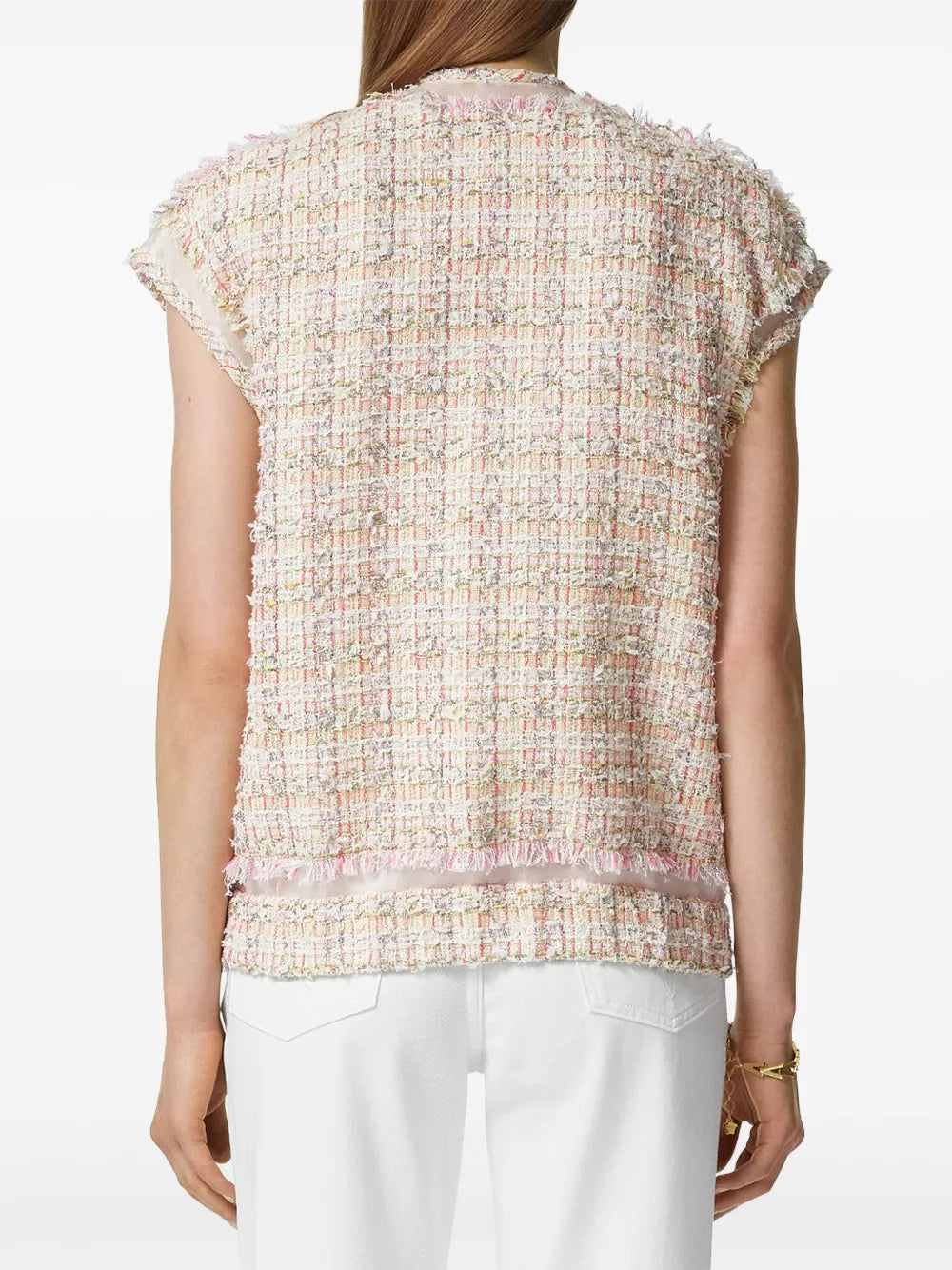 Vestes Veste en tweed Versace Rose Femme