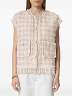 Vestes Veste en tweed Versace Rose Femme