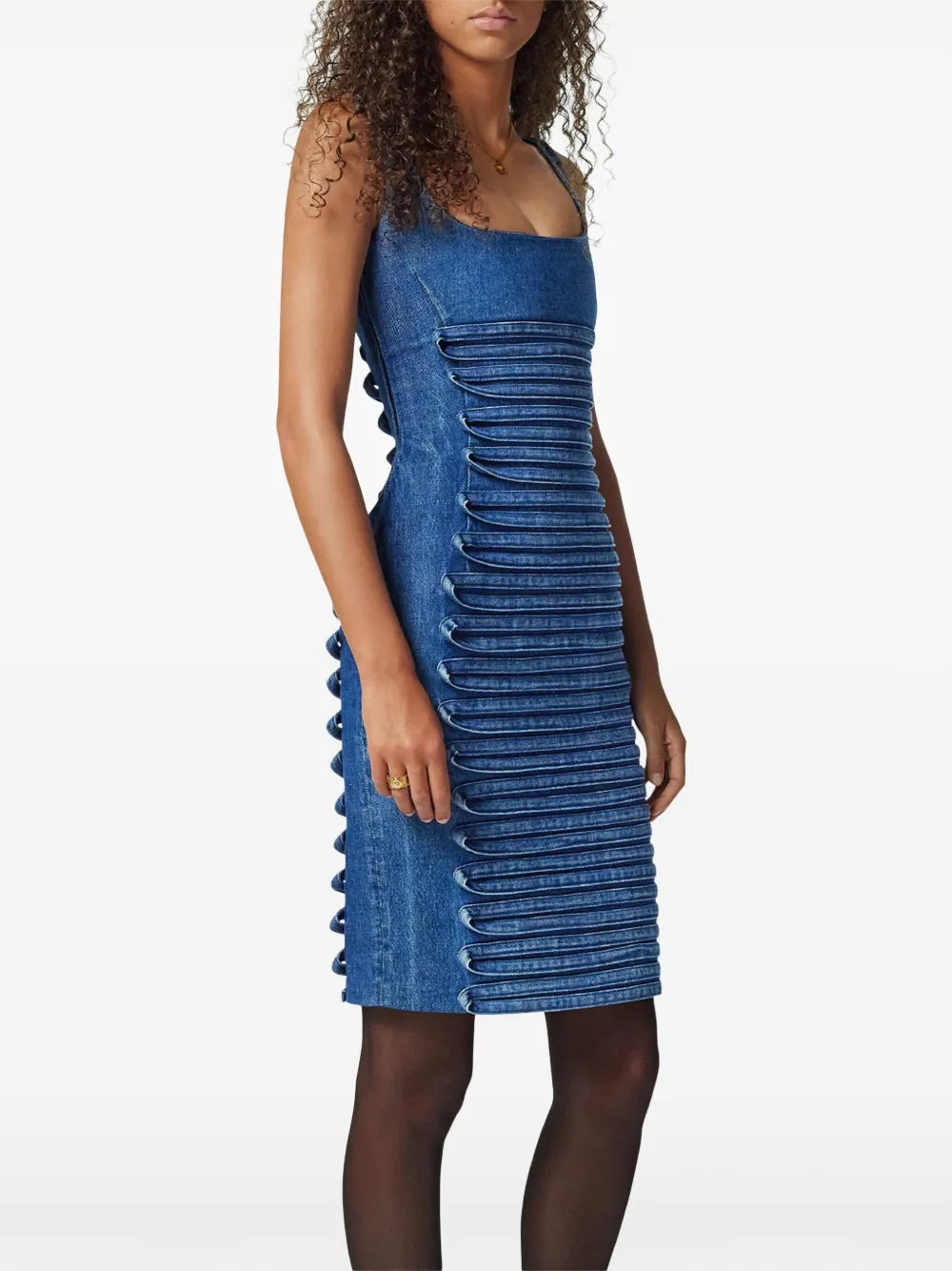 Abiti Abito in Denim Versace Blu Femme