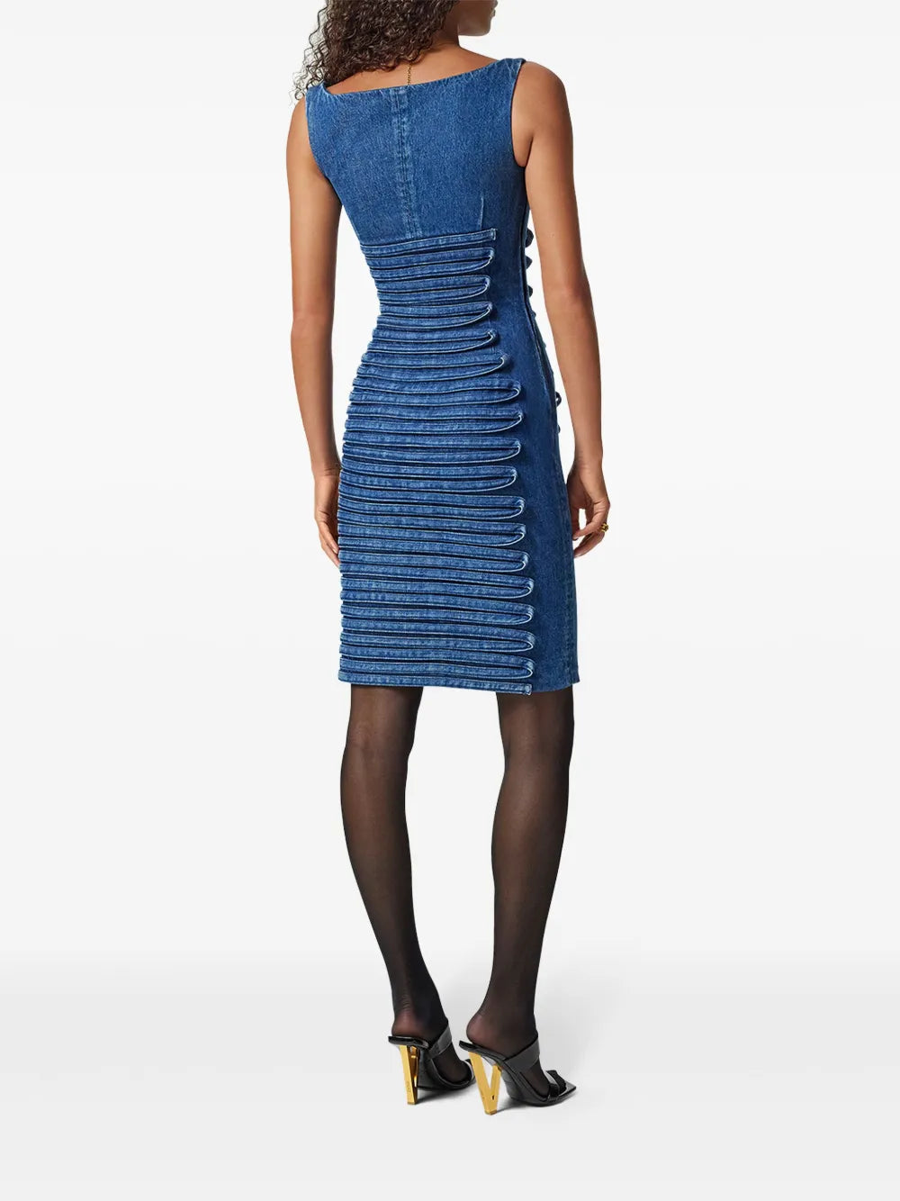 Robes Robe en jean Versace Bleu Femme