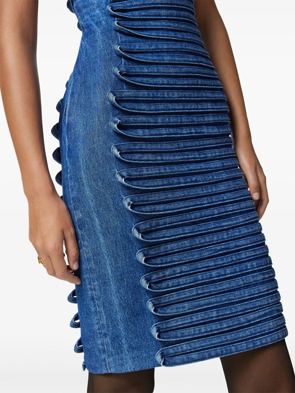 Abiti Abito in Denim Versace Blu Femme