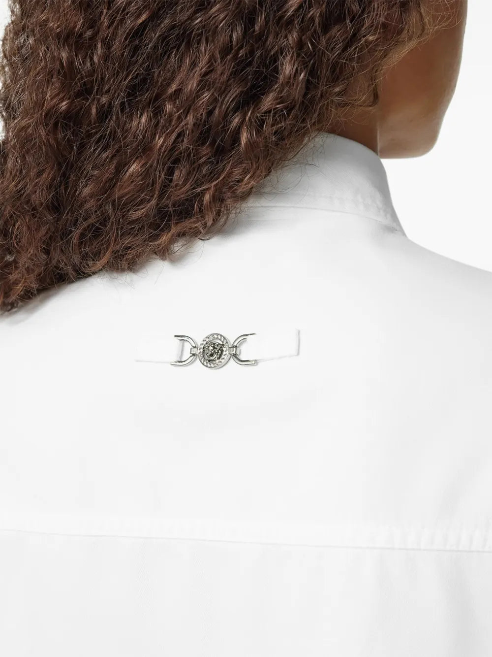 Shirts White Denim Shirt Versace White Femme