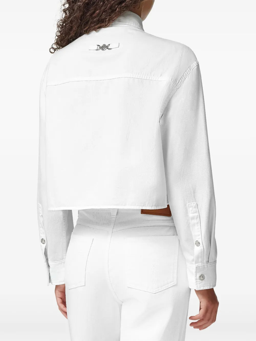 Shirts White Denim Shirt Versace White Femme