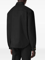 Hemden Wollhemd Versace Schwarz Homme