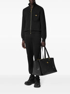 Sweatshirts Veste zippée en cachemire Versace Noir Homme