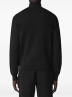 Sweatshirts Veste zippée en cachemire Versace Noir Homme