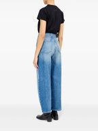 Pantalons Jeans Largos Mm6 Bleu Femme