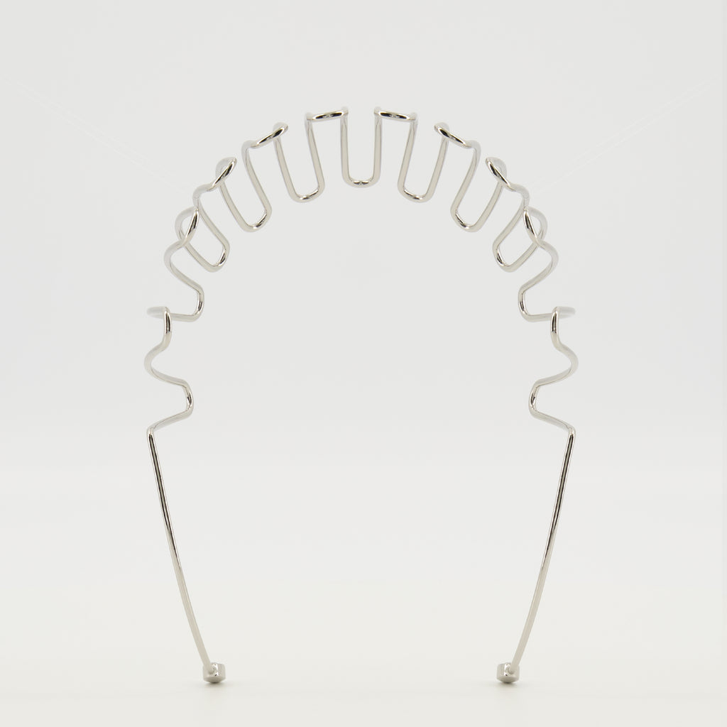 Immagine dell'adattatore per capelli Volt-D argentato del marchio Diesel per donna - Stagione Autunno-Inverno 2025 - Vista Posteriore