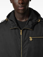 Jacken Nylon Windbreaker Versace Schwarz Homme