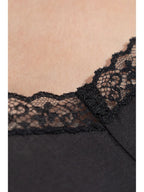 Tops Top de Encaje Mm6 Negro Femme