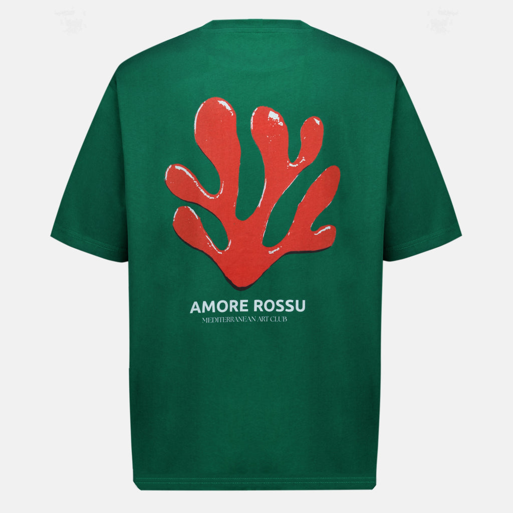T-shirts Amore Rossu Grünes T-Shirt Fair Vert Homme
