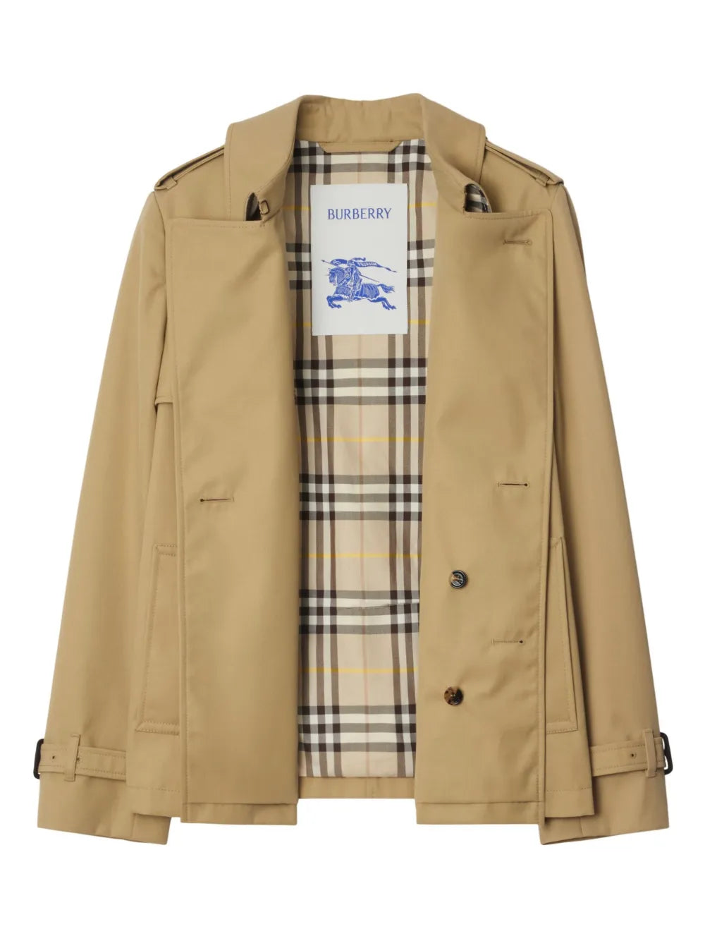 Cappotti Cappotto Trench Corto Burberry Beige Femme