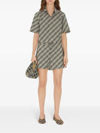 Shorts Shorts a quadri Burberry Beige Femme