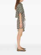 Shorts Shorts a quadri Burberry Beige Femme