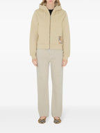 Sweatshirts Sweatshirt zippé Cavalier Burberry Beige Femme