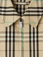 Jacken Gepunktete Harrington-Jacke Burberry Beige Homme