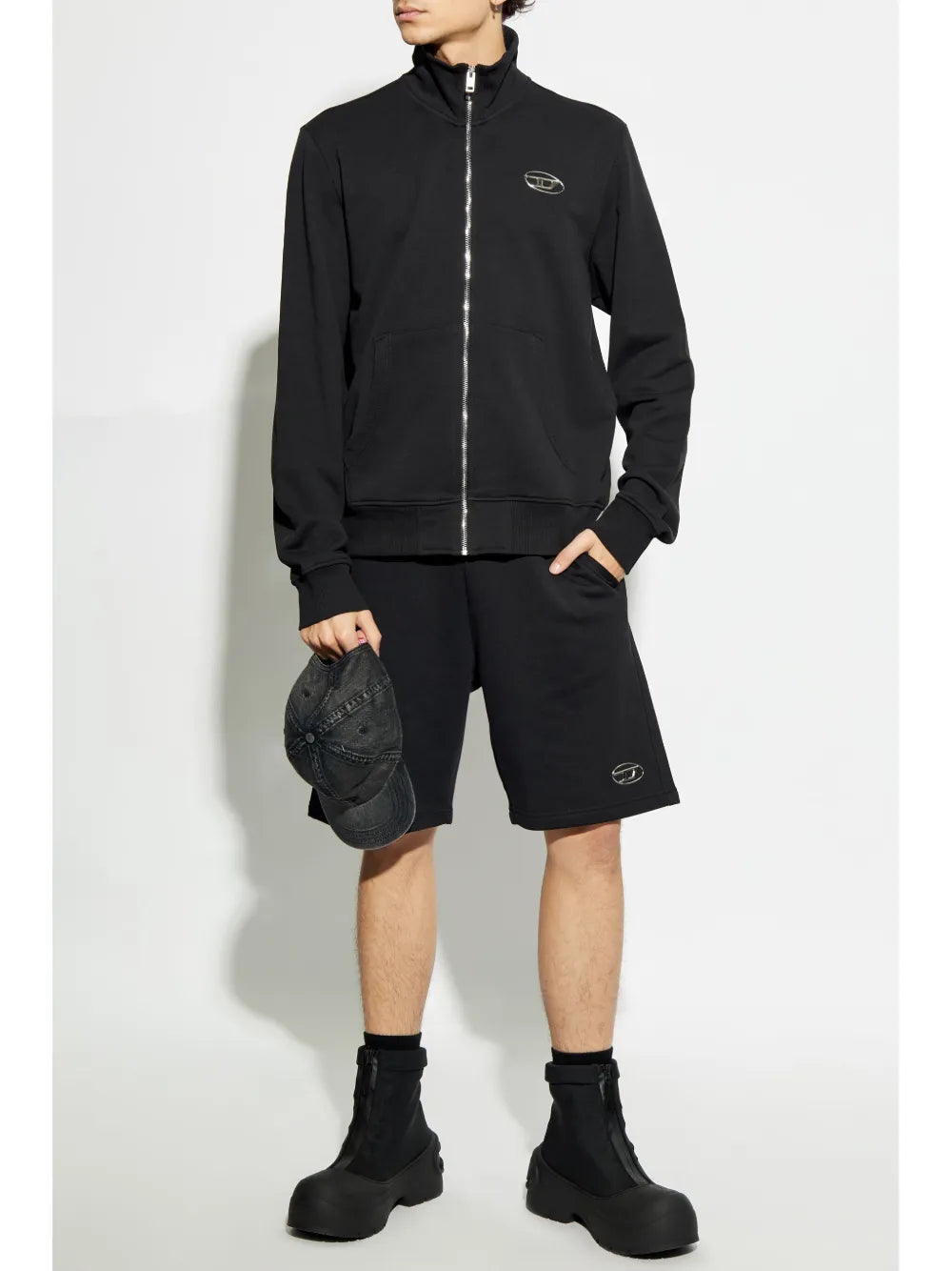 Sweatshirts Sweat- shirt zippé S-Ginni-Zip-Od Diesel Noir Homme