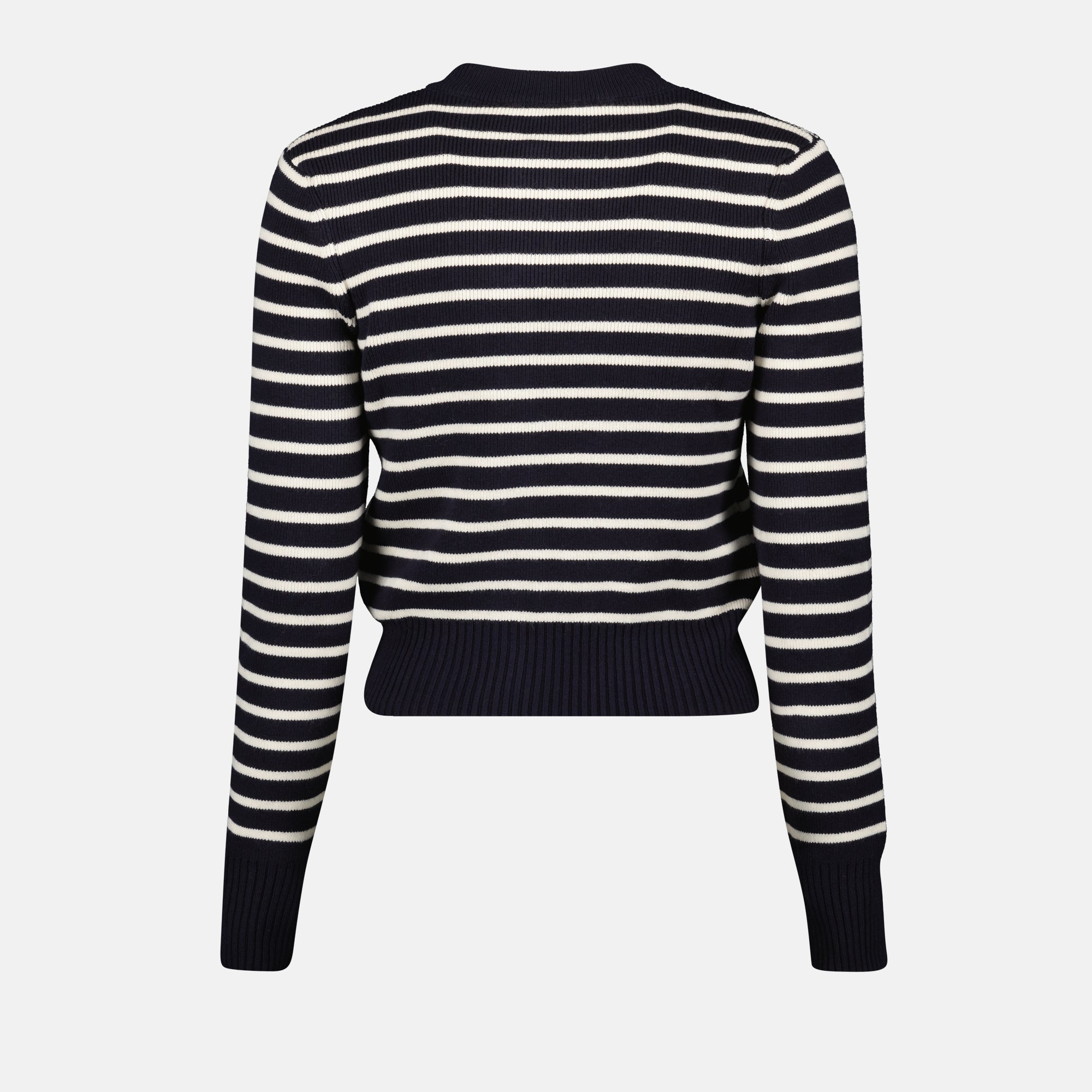 Malhas Cardigan marinière Ami PARIS Azul Femme