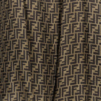 スカート FFシルクスカート Fendi 茶色 Femme