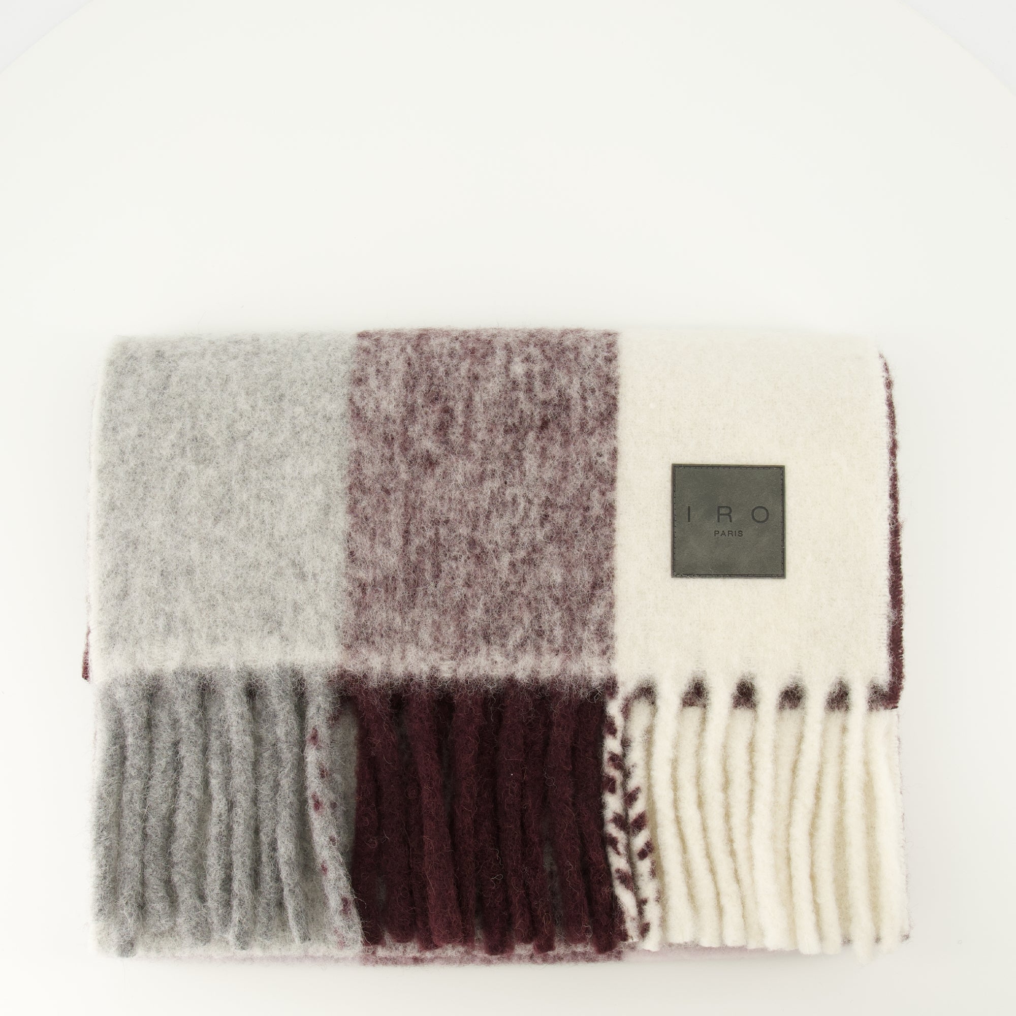 Iro 브랜드 여성용 체크 스카프 이미지 - 2025 가을-겨울 - 상세보기 3