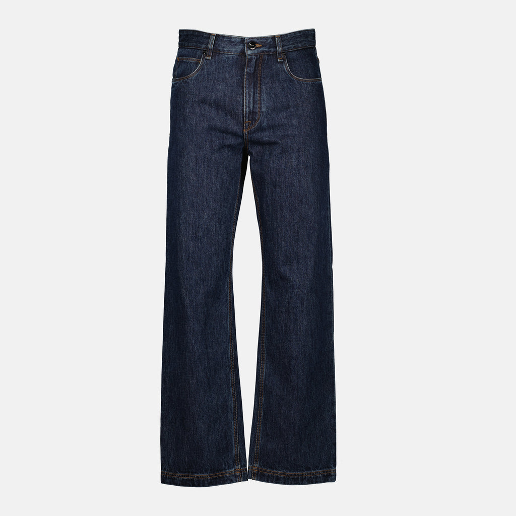 Imagen de los jeans de mezclilla azul de la marca Fendi para Hombre - Temporada Primavera-Verano 2026 - Vista Frontal