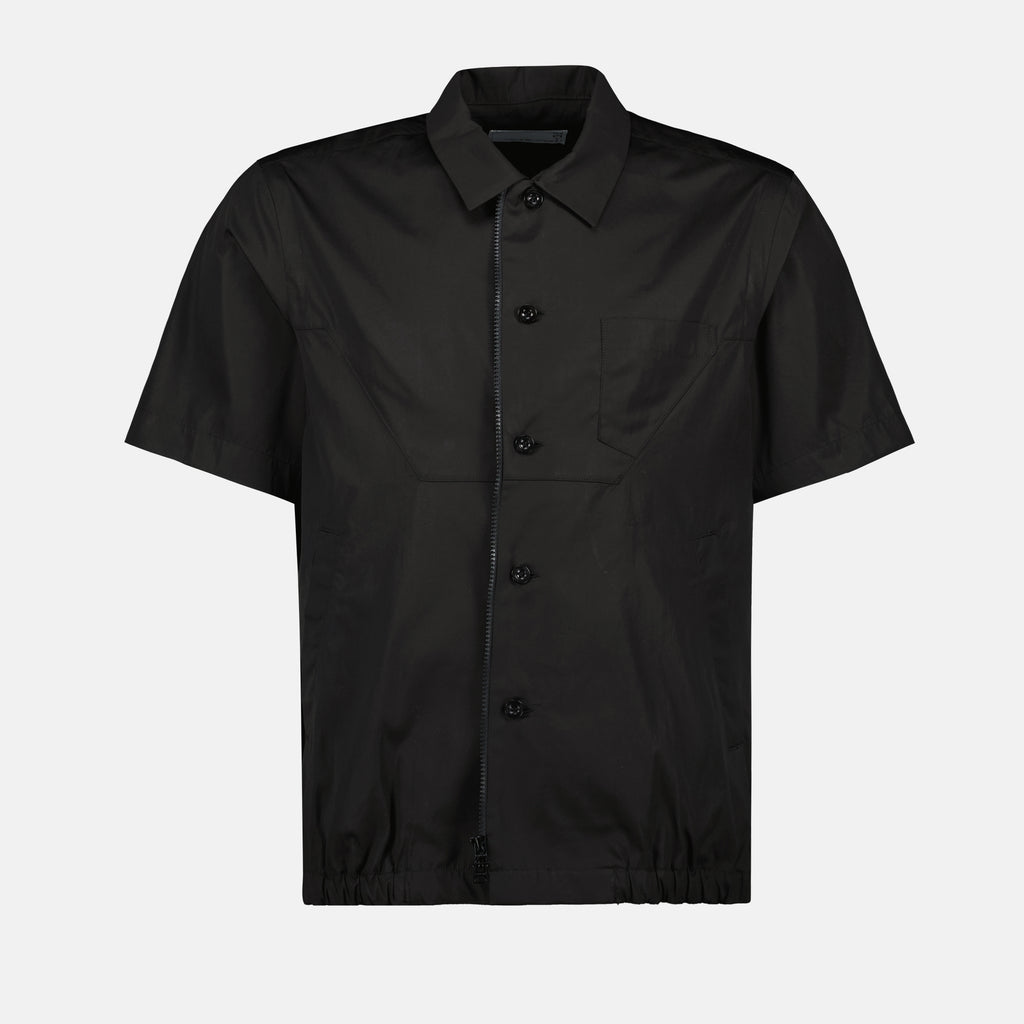 Shirts Cotton Shirt Sacai Black Homme