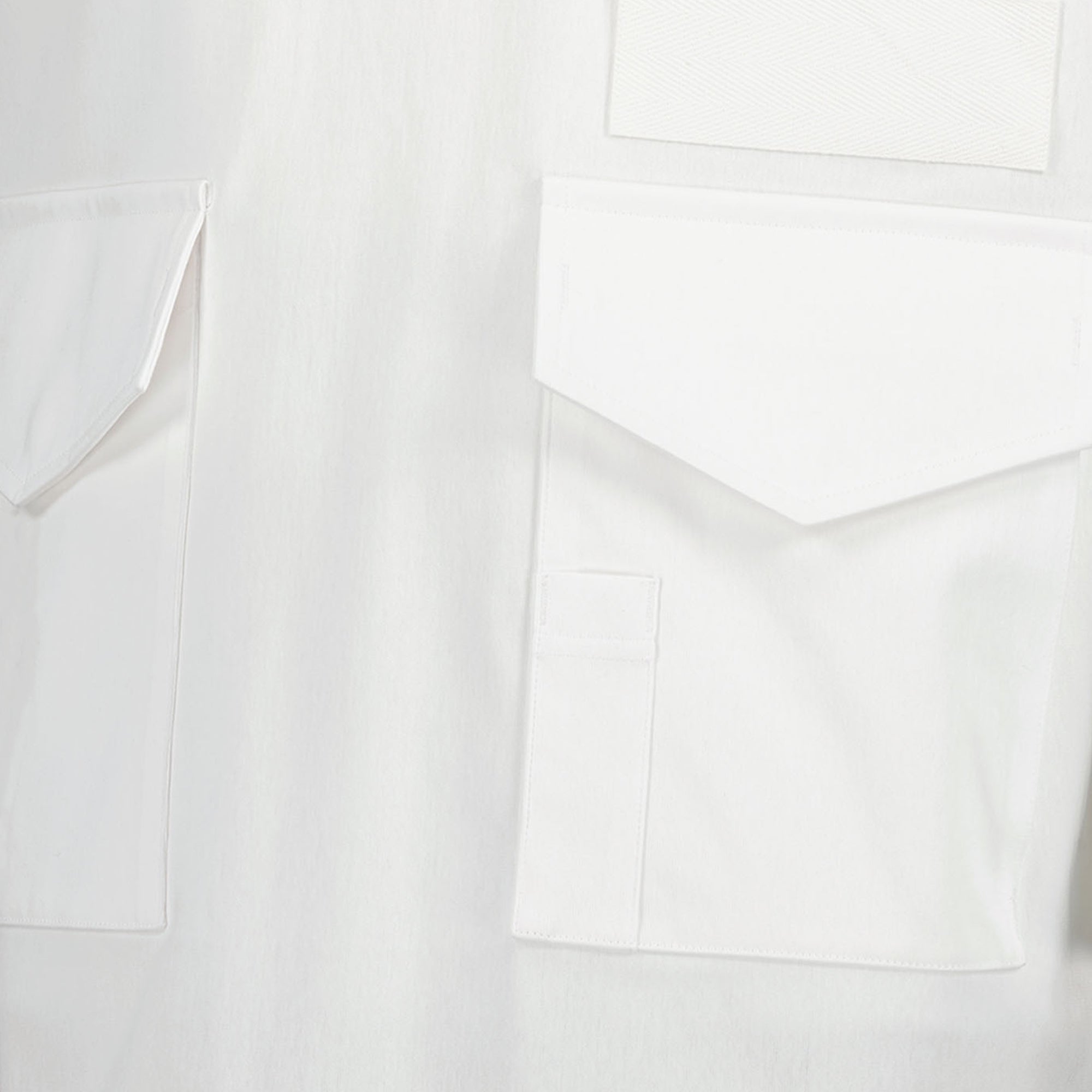 T-shirt T-shirt à poches Sacai Bianco Homme