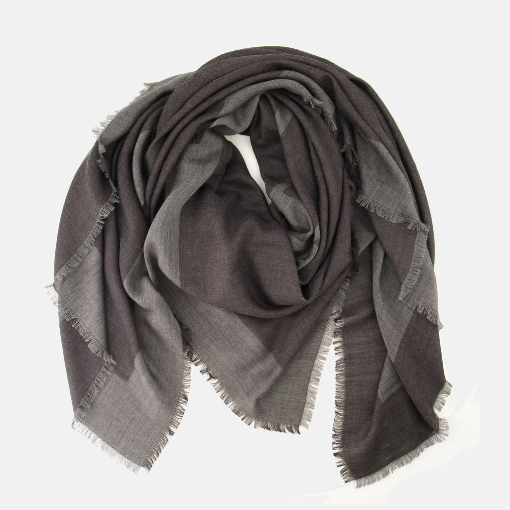 Écharpes, foulards et gants Cassandre Seidensquare aus grauem Kaschmir Saint Laurent Gris Homme