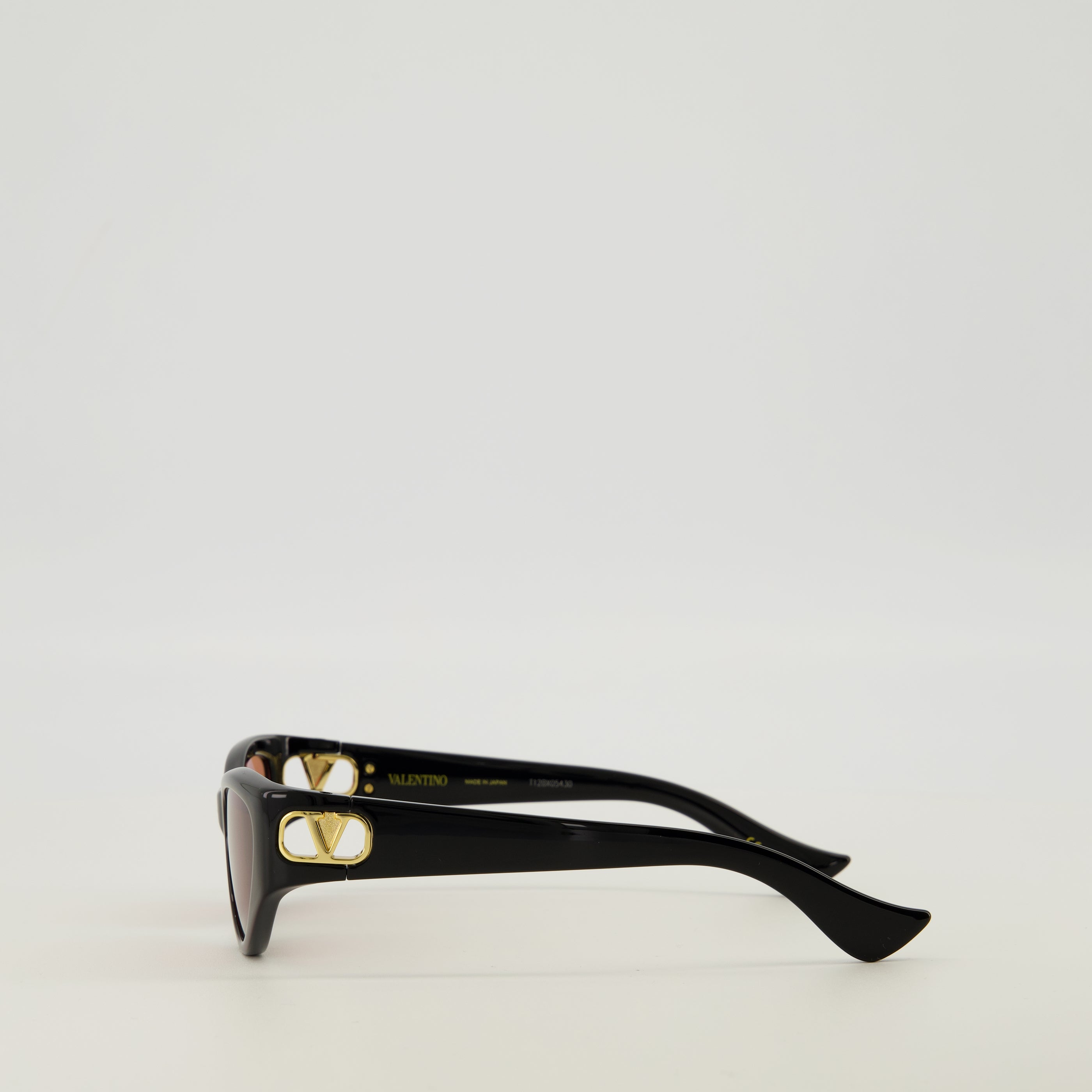 Lunettes Lunettes oeil-de-chat noir en acétate Valentino Garavani Noir Femme