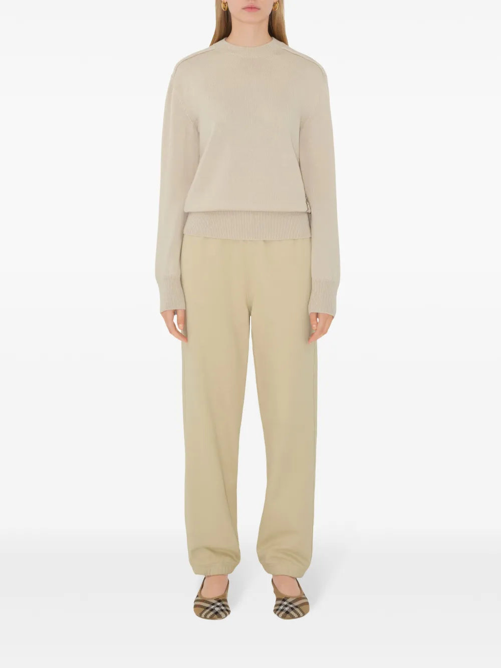 Pants Cavalier Jogging Pants Burberry Beige Femme