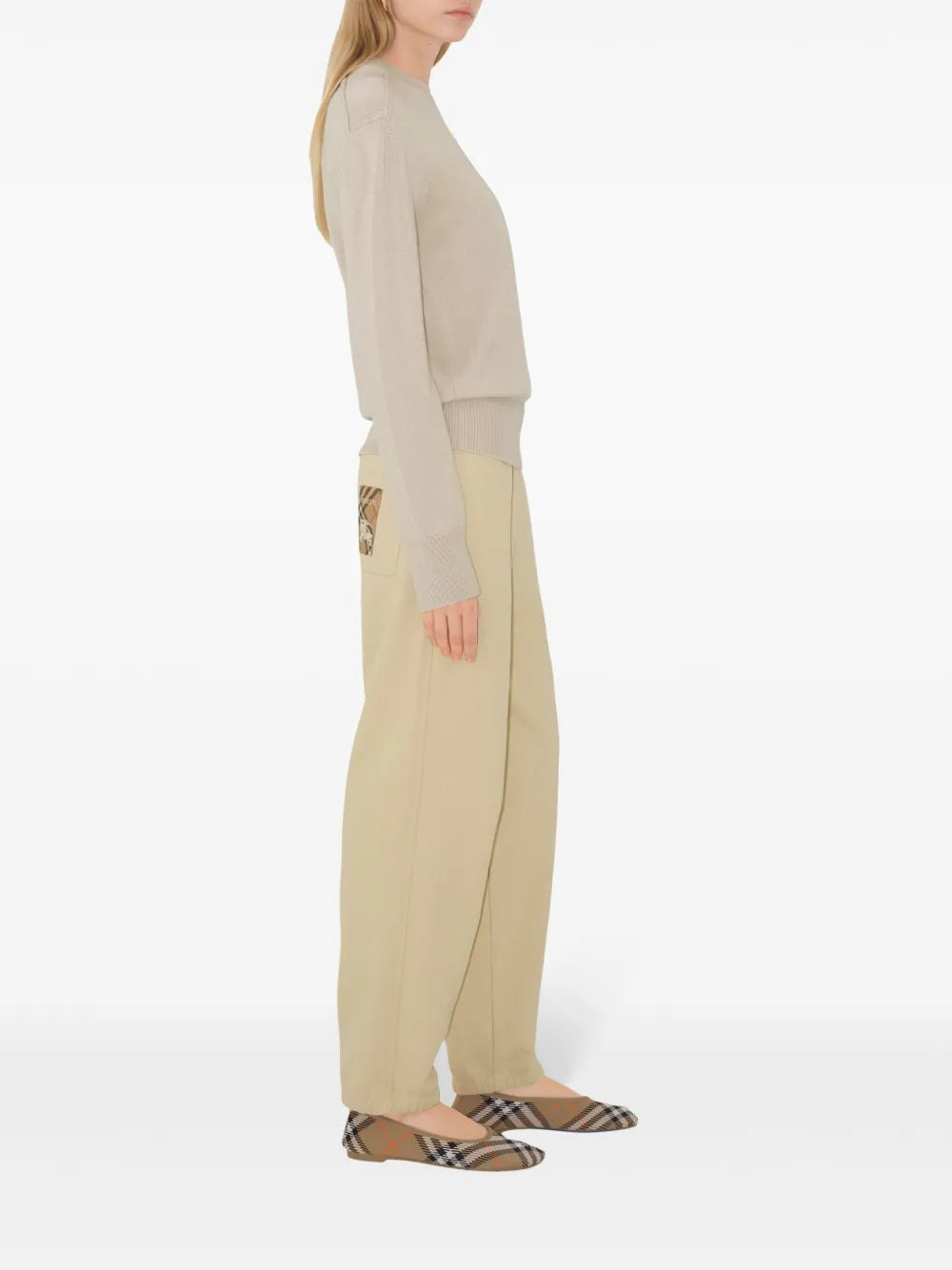 Pants Cavalier Jogging Pants Burberry Beige Femme