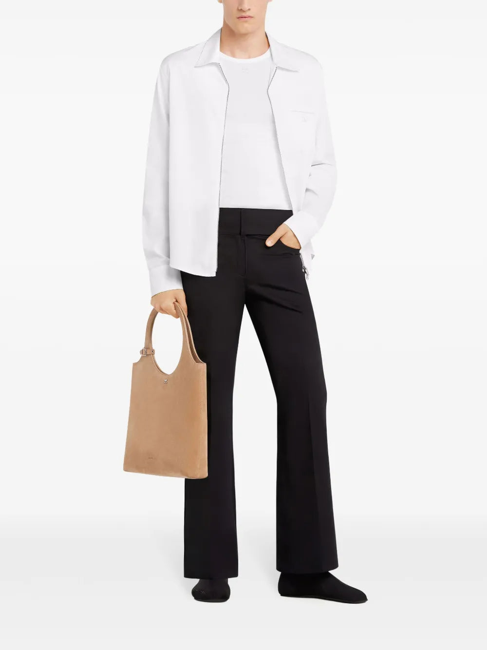 Shirts Zip-Up Shirt Courrèges White Homme