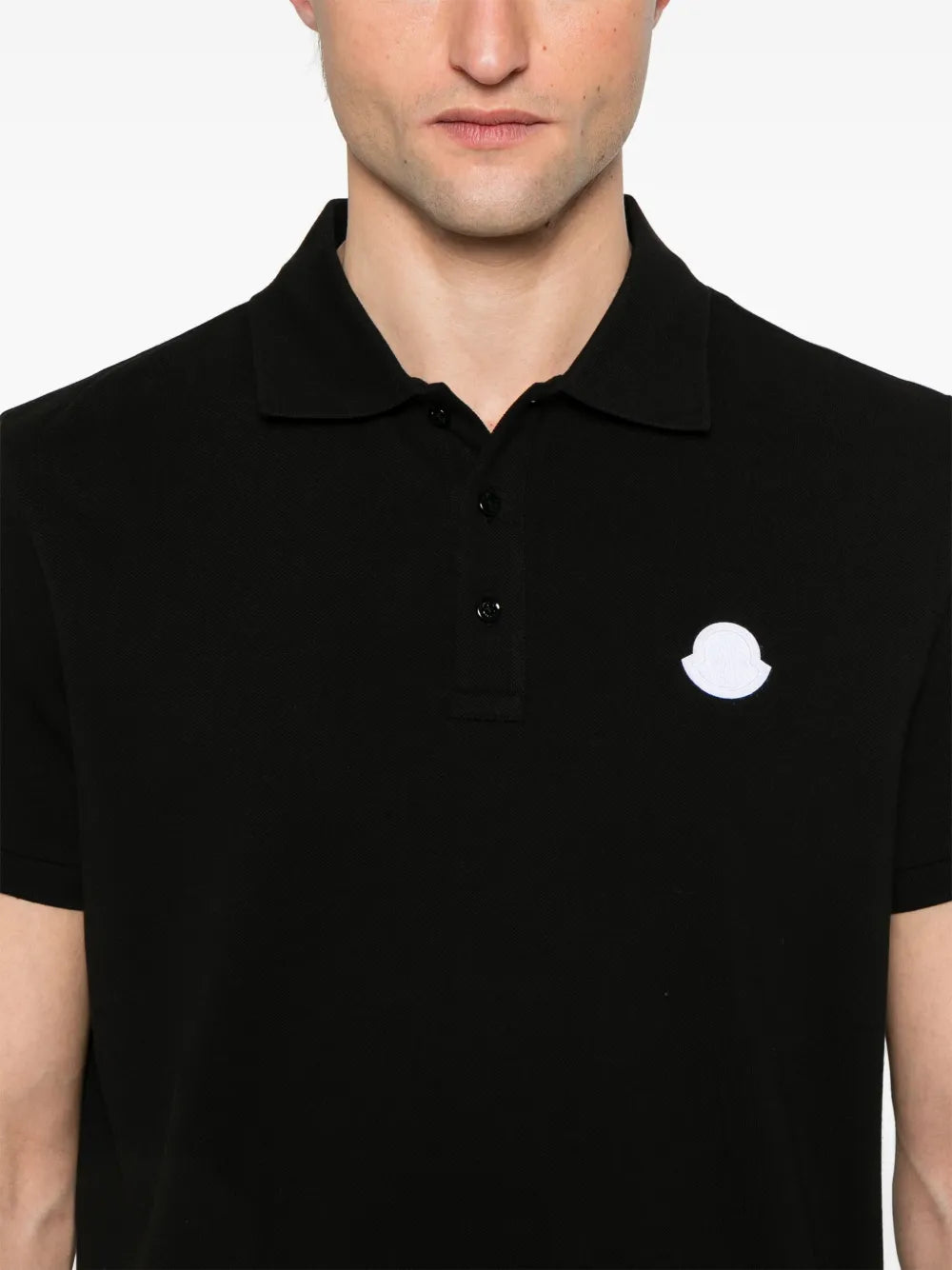 Polo shirts Black Short Sleeve Polo Moncler Black Homme