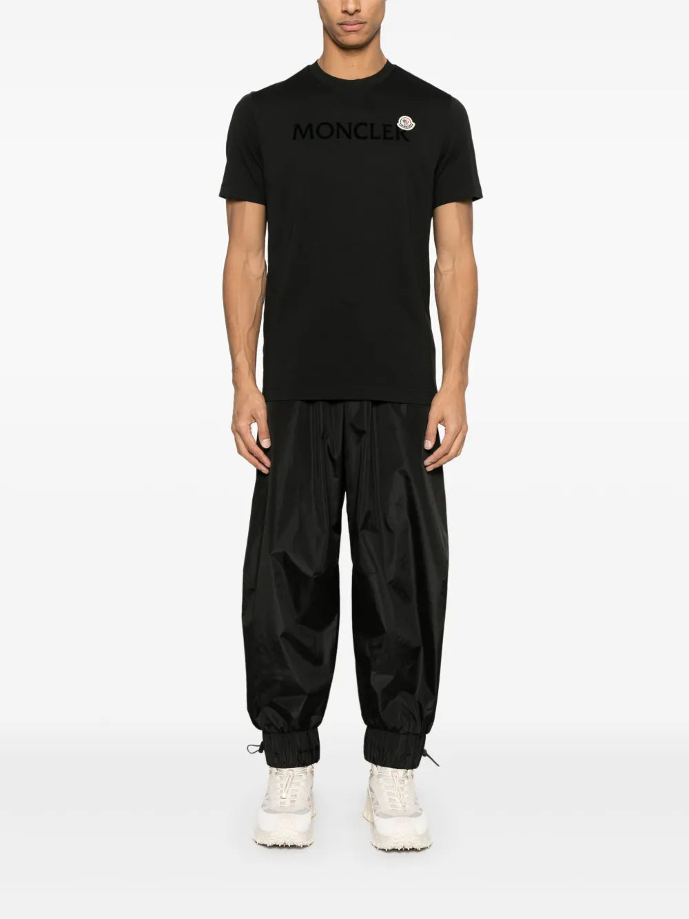 Image of the men's Moncler logo t-shirt - Autumn-Winter Season 2025 - Back View