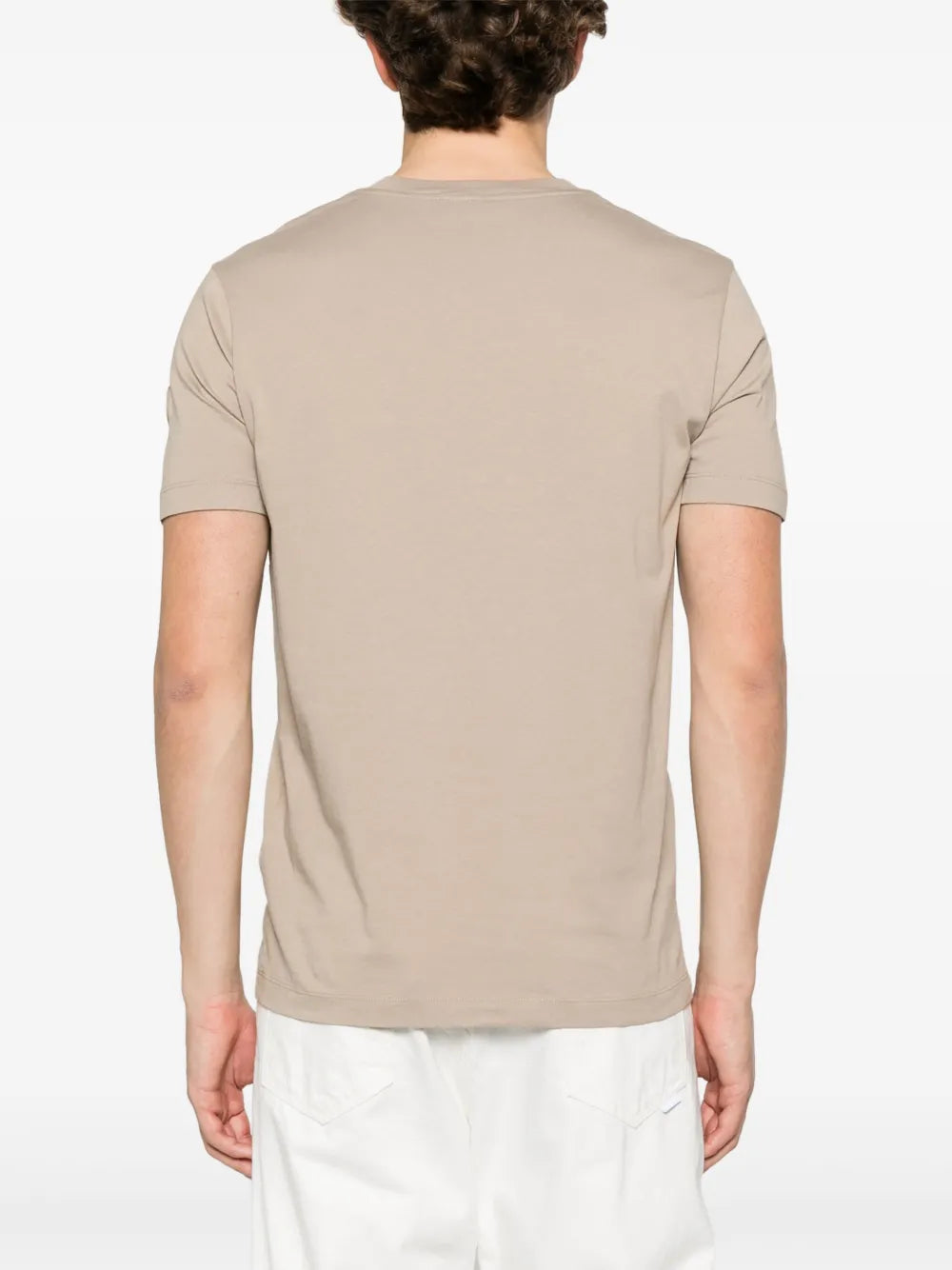 T-shirts Blurred Logo T-shirt Moncler Beige Homme