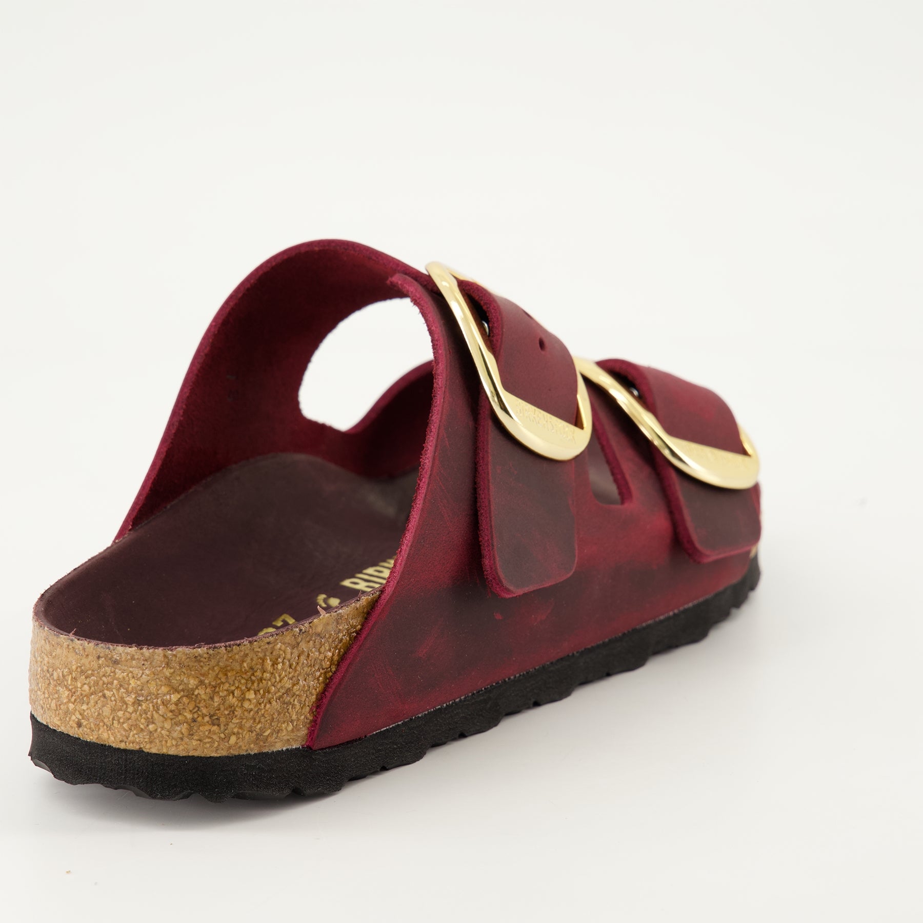 Offene schuhe Claquettes Arizona Birkenstock Bordeaux Femme
