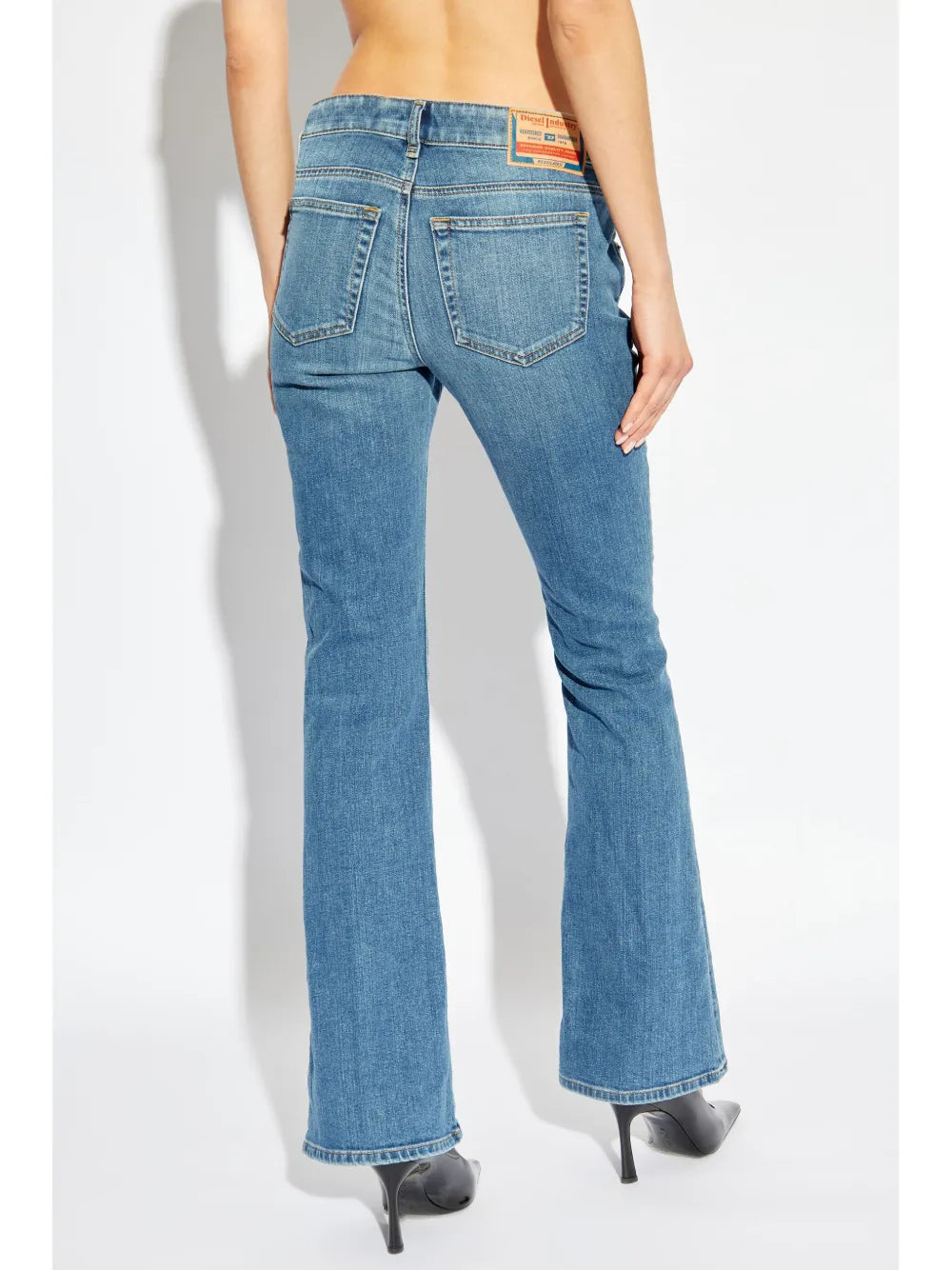 Pantalons Jean 1969 D-Ebbey bleu délavé Diesel Bleu Femme