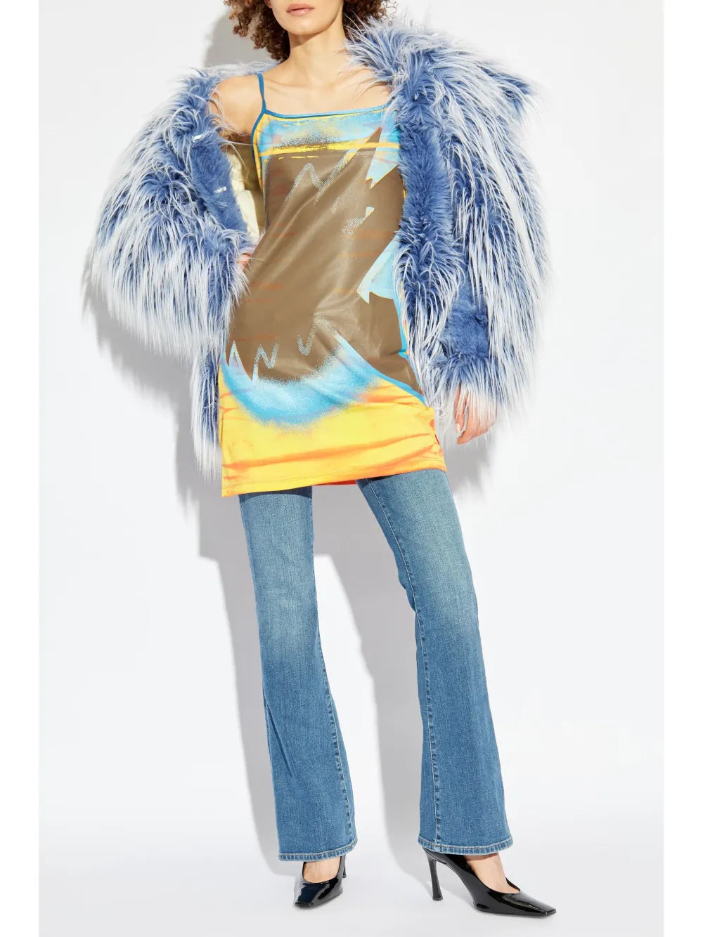 Pantalons Jean 1969 D-Ebbey bleu délavé Diesel Bleu Femme