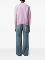 Strickwaren Ami de coeur Pullover Ami PARIS Lila Unisex