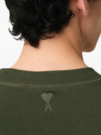 Sweatshirts Sweatshirt Alexandre Mattiussi Ami PARIS Kaki Homme