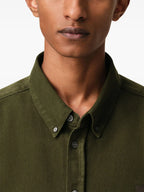 Chemises Chemise Ami de coeur Ami PARIS Kaki Unisexe