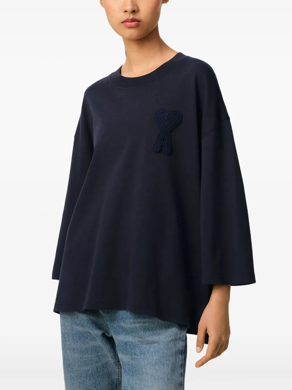 編み込みアミ・ド・クールTシャツ AMI Paris - 女性用 – myCompañero 編み込みアミ・ド・クールTシャツ AMI Paris - 女性用 – myCompañero