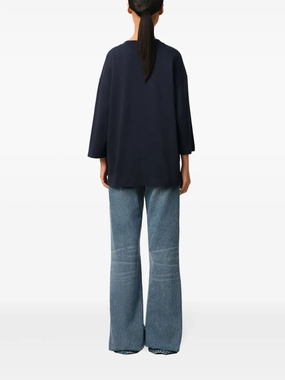 T-shirts Woven Ami de Coeur T-shirt Ami PARIS Dark blue Femme