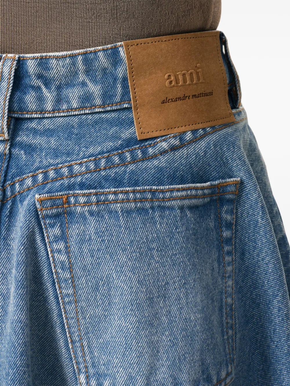 Jupes Jupe midi à godets Ami PARIS Bleu Femme