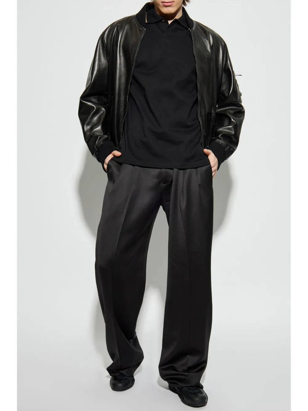 Polo shirts Black Polo Versace Black Homme