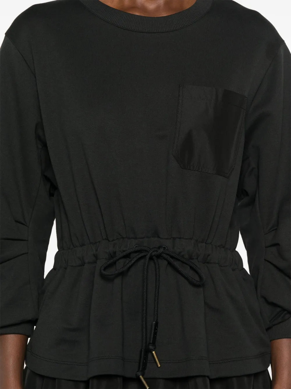 Abiti Abito bi-materico Moncler Nero Femme