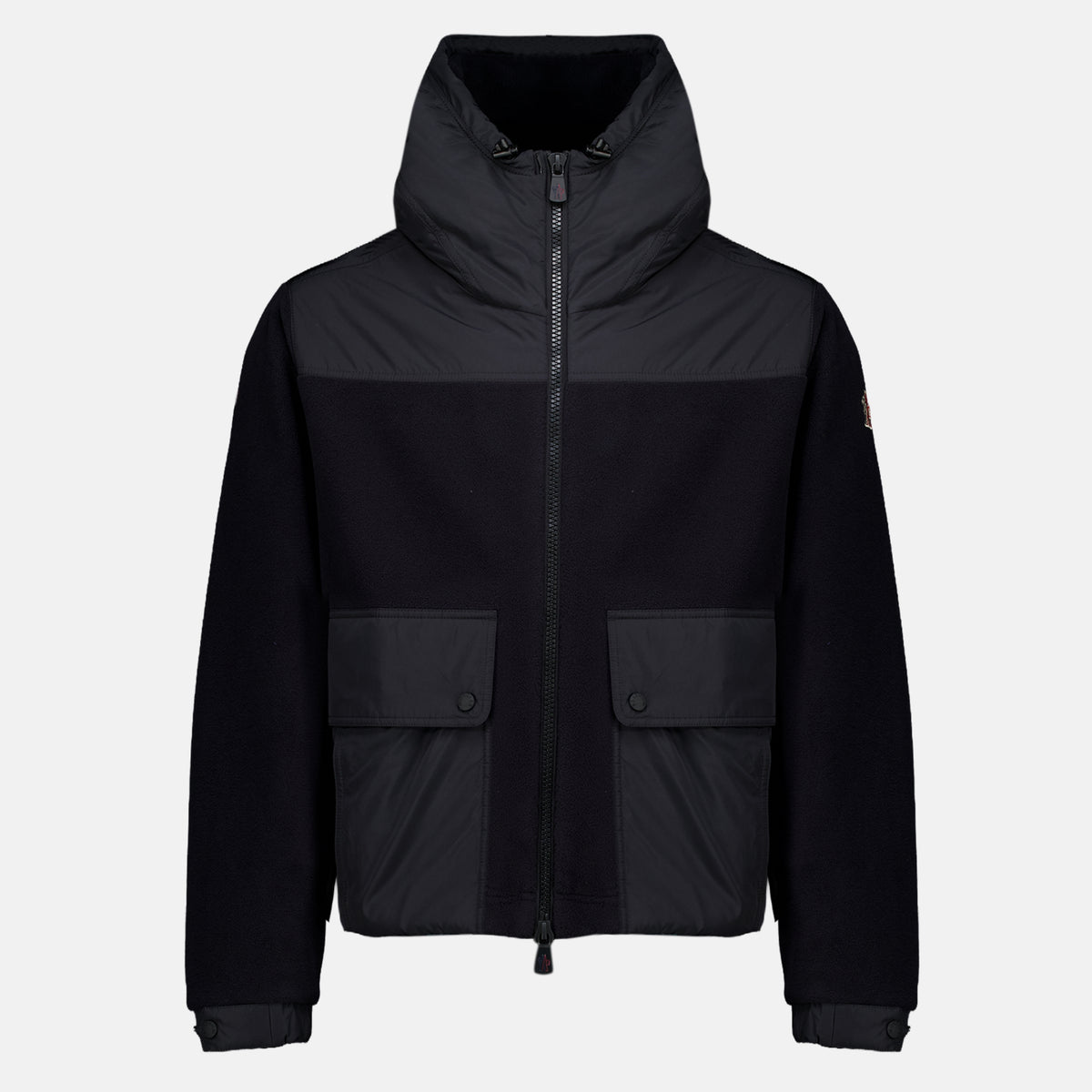 Vestes Zip-up Polartec® Cardigan Moncler Grenoble Noir Homme
